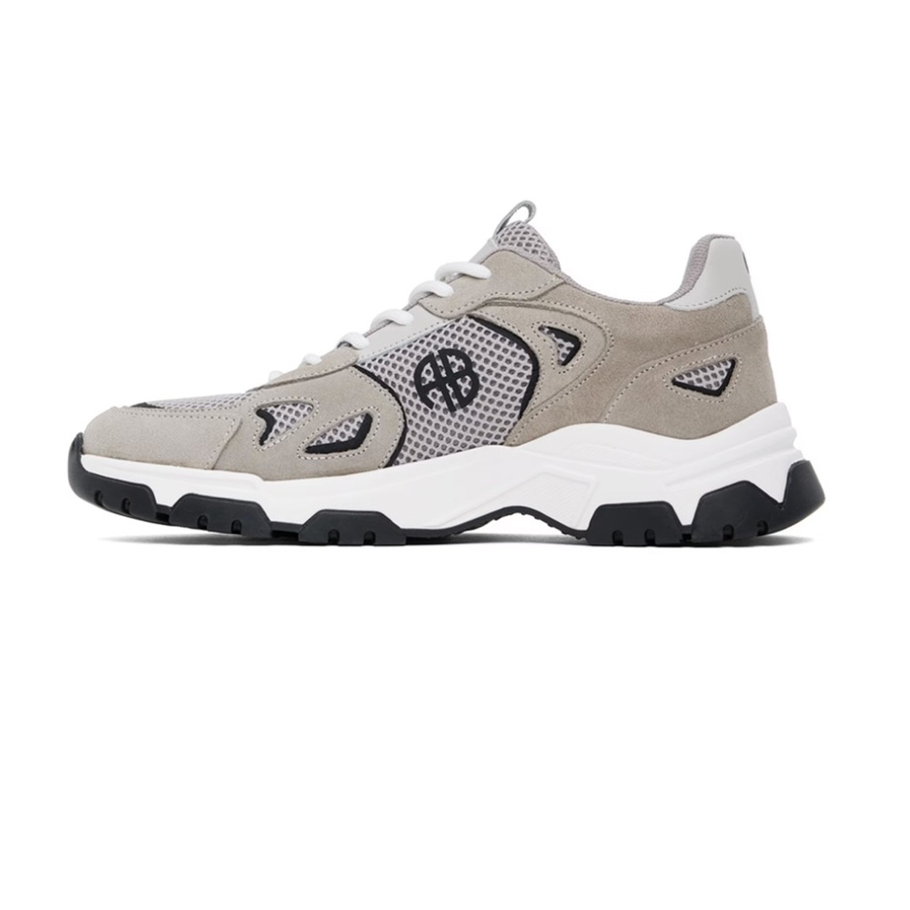 New in box Anine Bing Brody Sneakers Size 38 Gray and Black